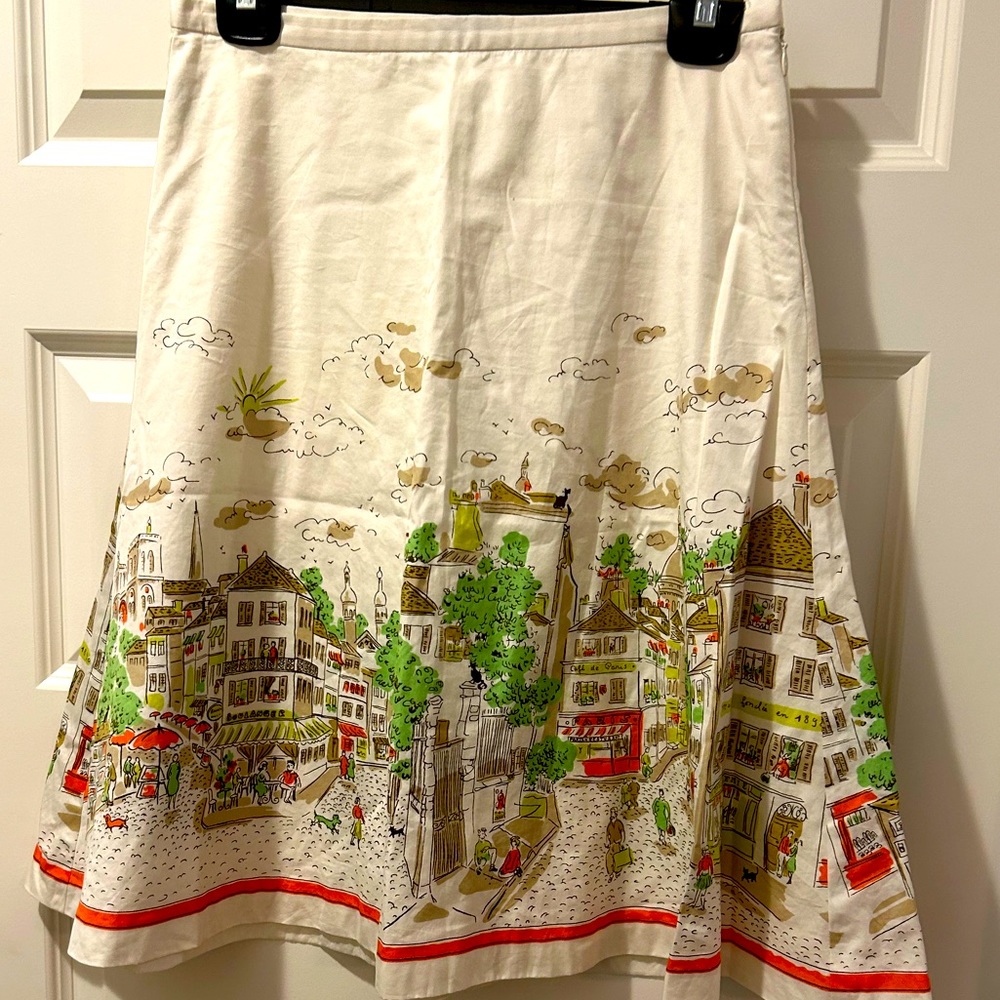 JCrew women’s a-line Parisian skirt.